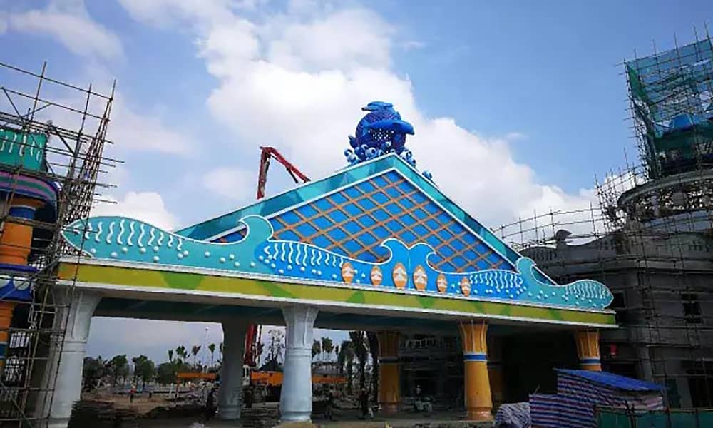 玉林克拉湾水上乐园大门 玉林克拉湾水上乐园大门