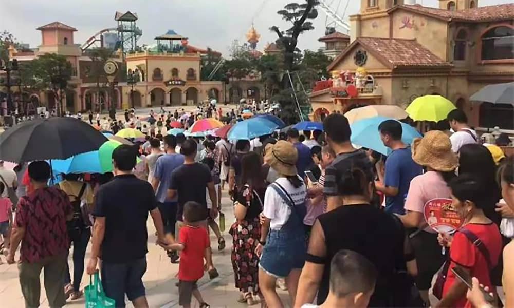 jinnianhui今年会游乐参与打造的欢乐海岸PLUS三天迎客超16万人！